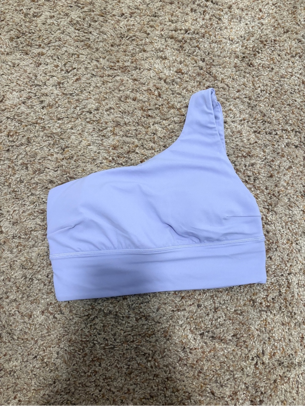 Lululemon One-Shoulder Lavender Sports Bra